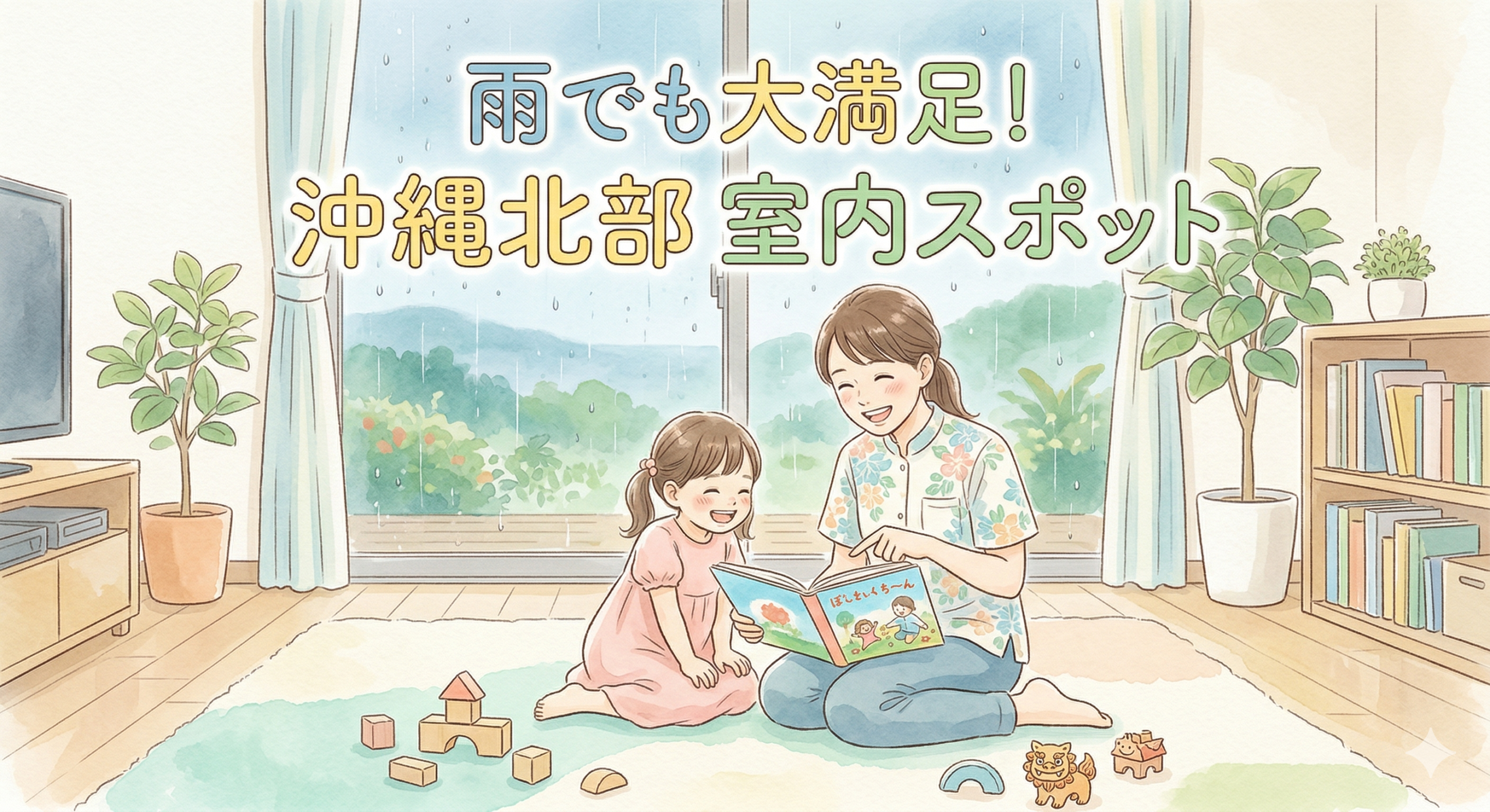雨の遊び方イラスト